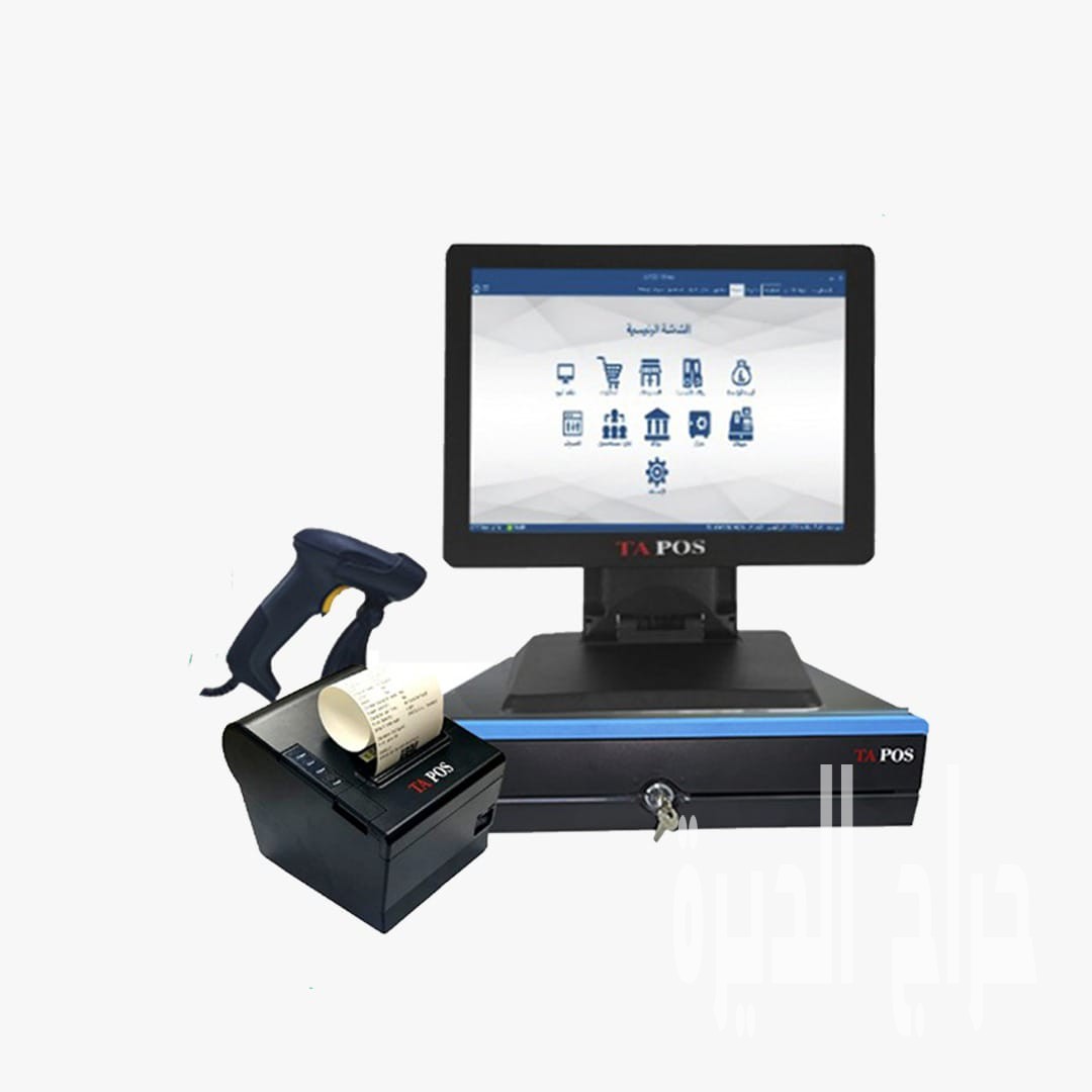 جهاز كاشير متكامل مع ميزان باركود